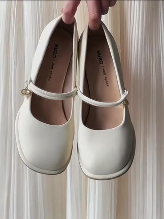 温柔到心尖 奶油玛丽珍鞋爱穿#玛丽珍女鞋 #高跟鞋 #百搭