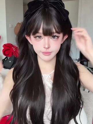 知世#假发 戴上你就是韩系甜妹!#美出高级感 #发型 #换个发型换个人 #修饰脸型