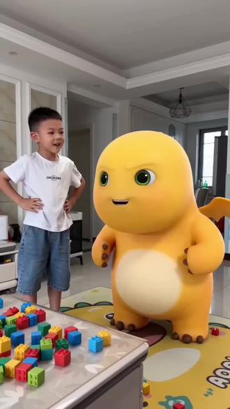 @奶龙 #ai合拍也太好玩了吧 #随变ai随便玩 #AI男孩与奶龙的对决