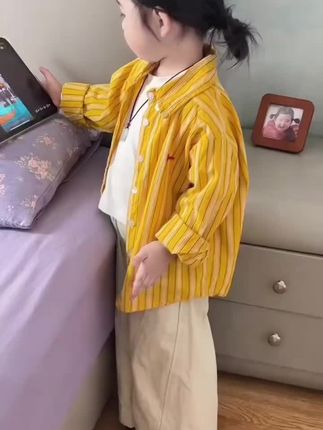 #童装搭配 #萌娃穿搭 #秋季衬衣 #转季必备