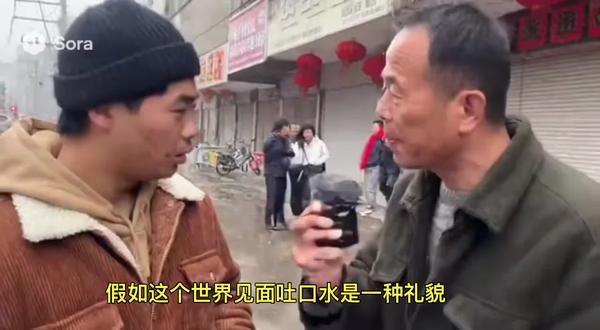 如果见面吐口水是一种礼貌
