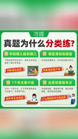 【万唯中考真题分类】初中语数英物化道历地生中考复习刷题全国通用#中考复习 #中考真题 #初中刷题 #万唯资料 #全国通用