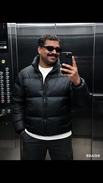 豆包戴墨镜p图口令 戴黑墨镜配小平头 ai指令教程来啦!#豆包ai#豆包P图已经nextlevel了 #电梯对镜拍#戴墨镜