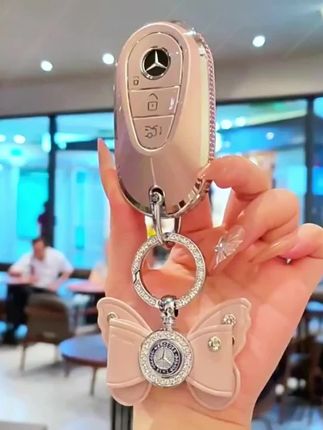 2025款奔驰C260L钥匙套C300L扣C200L壳女士汽车用品E300L包新C级#强烈推荐 #钥匙保护套 #钥匙套 #汽车钥匙套 #汽车钥匙包