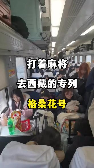 打着麻将去西藏的旅游专列--格桑花号列车!#格桑花列车 #旅行 #旅游 #旅行推荐官 #旅游攻略