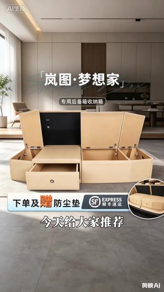 26款岚图梦想家专用汽车收纳箱分体储物盒改装魔盒车床后尾箱#岚图梦想家#汽车收纳箱分体储物盒 #好物推荐🔥