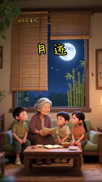 小学语文五年级上册课文24月迹 #月亮