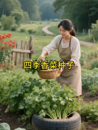 #香菜种子#四季香菜种子 #种子#阳台小院均可种植