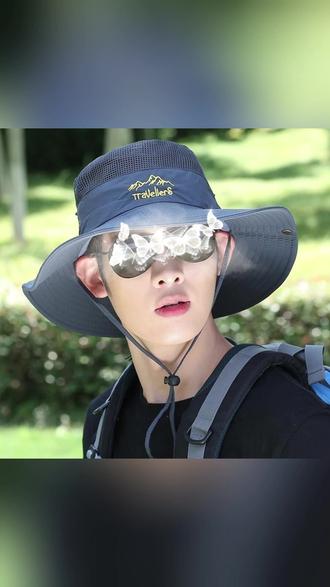 渔夫防晒帽 一帽搞定防晒又透气! #防晒神器 #户外必备 #夏日穿搭 #钓鱼装备 #登山好物