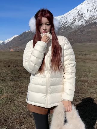 经典的刚需款!!排骨款棉服 厚实饱满 定棉锁棉 非常舒服 细腻#冬季穿搭 #羽绒服 #不臃肿又保暖 #排骨羽绒服 #不臃肿外套