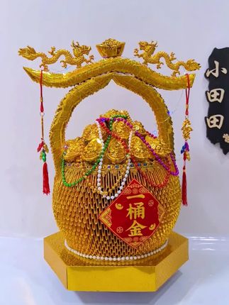 #中秋塔 #中秋塔成品图 #中秋塔材料包 #中秋塔教程 #中秋塔配件材料包 【一桶金】教程来啰,拍下送视频教程+闪灯!简单易学款!接成品中!
