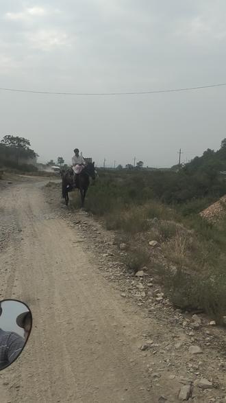 电影《马背摇篮》今天在老车口村拍摄