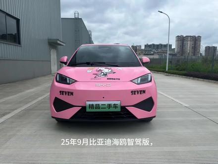 25年9月比亚迪海鸥智驾版,带天神之眼,续航305公里,小姐姐一手车,仅仅行驶4千多公里准新车,配置电动座椅,座椅加热,360全景影像,中控液晶大屏,无线充电,L2级辅助驾驶,自动泊车,新款怀档等,新贴车衣,车况原版原版,成色就跟新车一样