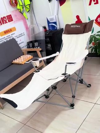 【品牌好货】户外椅子折叠躺椅调节露营钓鱼椅午休便捷便携单人升 #宣传正能量 #躺椅