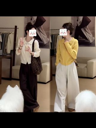 2025秋季新款休闲简约显瘦洋气基础百搭针织上衣LK2506468#气质穿搭 #时尚休闲穿搭 #女人爱美不分年龄 #早秋新品