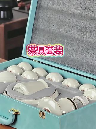 釉面温润细腻,日常待客或自用都显品味,摆在茶桌上就是艺术品#汝窑茶具 #西施壶#茶具套装 #唐丰米黄宋辞茶具套装