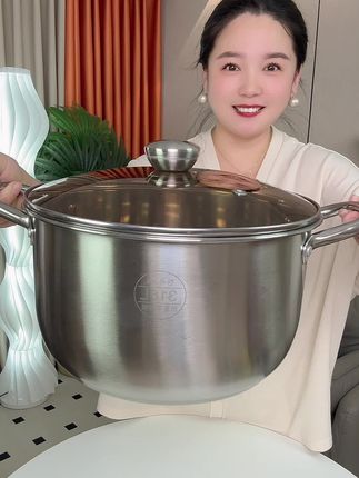 #不锈钢汤锅 #316不锈钢汤锅 #厨房餐具 #好物分享 #不锈钢厨具