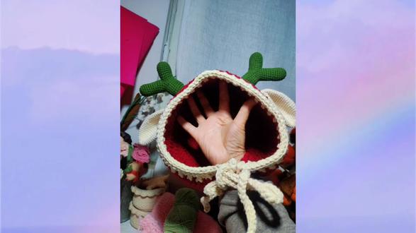 鹿耳帽子钩织教程结束啦,你学会了吗?#手工diy制作 #手工作品 #钩织 #钩针编织