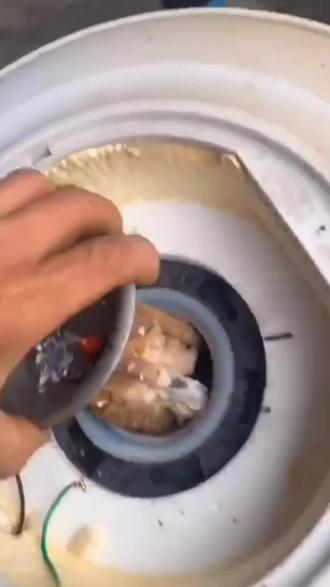 热水器出黄金了#热水器清洗 #家电清洗