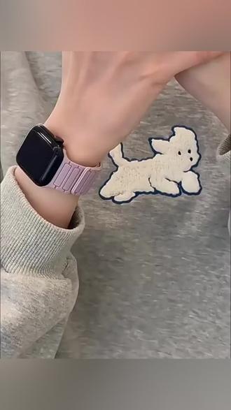 适用苹果S11手表iwatch10表带applewatch9_8磁吸硅胶S9夏季ultra2#iwatch表带 #磁吸硅胶表带 #夏季运动表带 #applewatch表带 #ultra表带