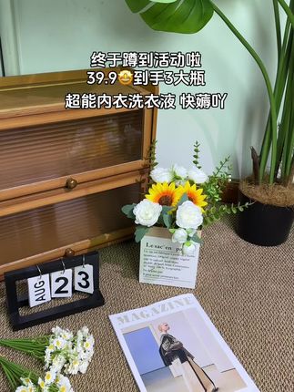 姐妹们别再用肥皂洗贴身衣物了,洗完以后干干巴巴的一点也不柔软,赶紧趁现在价格便宜囤这个内衣液!#内衣液 #超便宜超划算 #我捡到宝了 #我可真会买