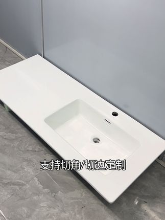 可切角定制,右边盆121×50 支持切角切边定制,多种盆池方向,多种尺寸选择,根据选择选择安装。#卫生间好物 #家装卫浴 #切割定制 切割定制