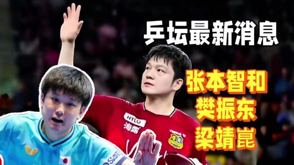 5月23日下午乒坛新消息!传来张本智和、梁靖崑、樊振东最新消息#张本智和 #樊振东 #梁靖崑