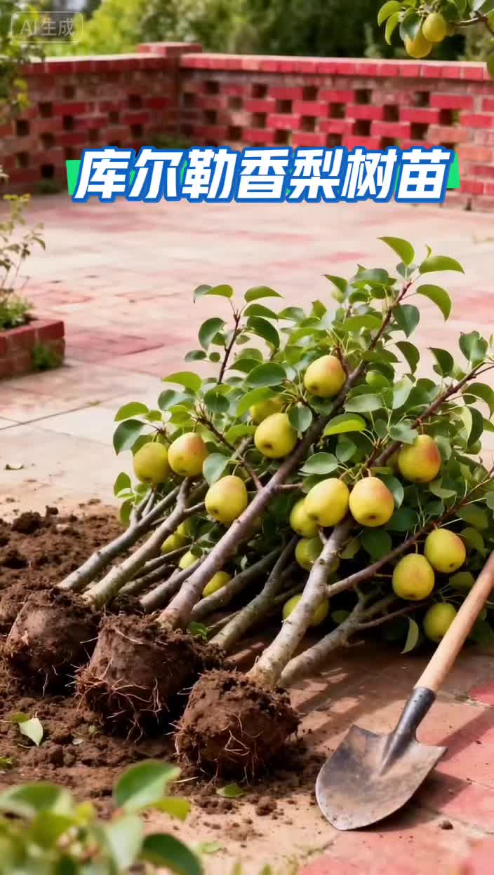 今天给大家推荐一款超棒的嫁接梨树苗——库尔勒香梨!这款梨树苗适合南北方的庭院栽植,种上后不久就能收获可口的香梨,果肉鲜甜多汁,口感好,是夏日解暑的理想选择!嫁接技术保证了更高的成活率,让你轻松享受丰收的乐趣。此外,它的树形优美,花开时节更是为庭院增添了不少色彩。快来种下这一份甜蜜,期待明年丰收的香梨吧!!#果树苗基地供应 #优质种苗 #优质农产品 #库尔勒香梨树苗 #库尔勒香梨