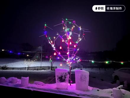 过年喽一家人的欢乐#过年放炮 #烟花加特林 #放烟花