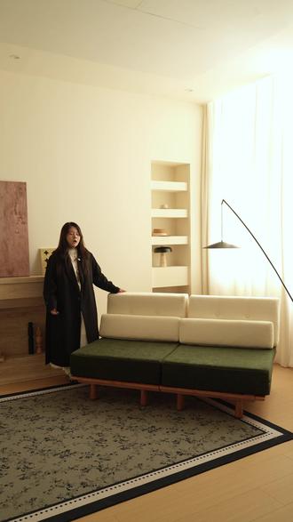 半糖双抽讲解 #沙发床 #小众设计沙发 #小众设计