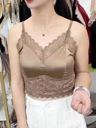 性感蕾丝美背吊带背心 视频同款在橱窗