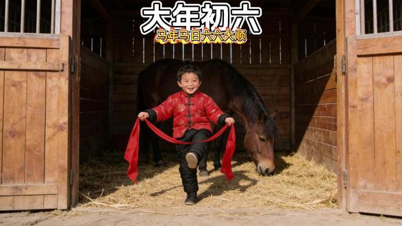 初六是马日,女娲造马的故事你知道吗? 大年初六是马日!传说女娲初六造马,所以这天叫马日。今年正好是马年,马日遇上马年,六六大顺!古人初六开市取“马到成功”,送穷用纸船“驷马难追”,返程叫“马不停蹄”。今天你返程了吗?#大年初六 #抖音年味新知贺岁 #马日 #马年 #春节习俗