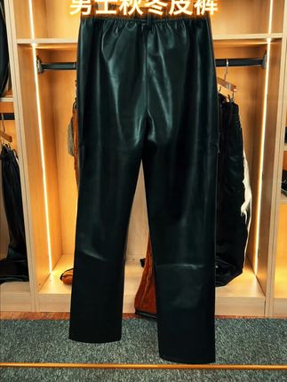 秋冬男士必备!防水耐磨防风保暖皮裤来袭 #防水皮裤 #保暖工作服 #耐磨皮裤 #中老年裤子 #男士皮裤