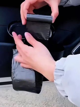 汽车门挂式垃圾桶,有了它车上的垃圾再也不会乱丢了! #车载垃圾桶#车上用品
