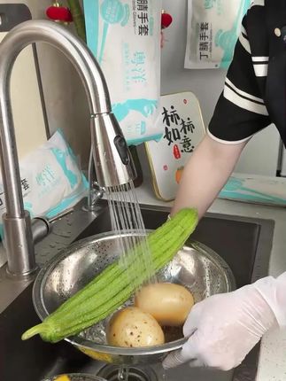 我也没想到这款手套这么适合做家务#家务手套#粤洋手套