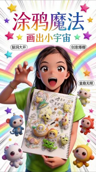 #真实生活分享计划 哈基米来报道啦#可爱漫画风 #卡通绘画🎨 #亲子 #绘画 @抖音创作灵感 @抖音小助手 @DOU+小助手 @抖音作者助手