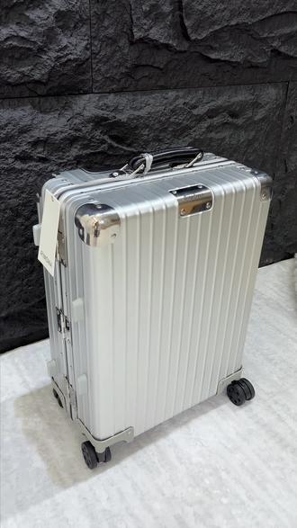 Rimowa旅行箱复古款Classic,937金属银|实物开箱#行李箱 #日默瓦#登机箱 #Classic