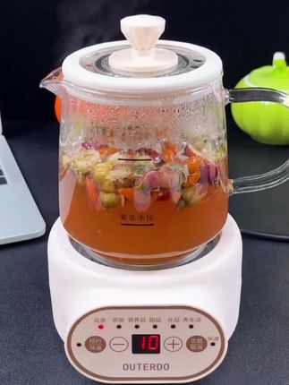 立秋后就该养生了,养生壶需要要安排上了,全自动的太方便了,煮好自动保温,还可以12小时预约#养生壶推荐 #玻璃壶套装 #养生