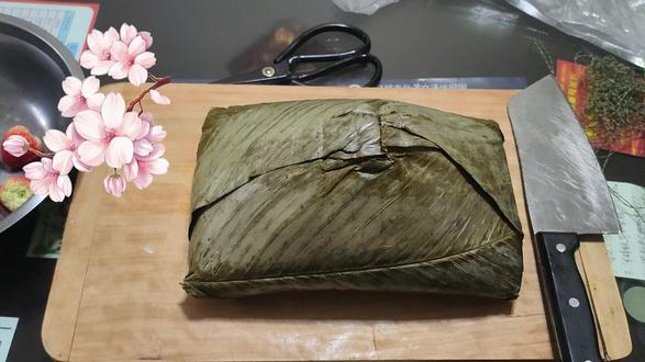 春节吃广西灵山大粽子 #春节美食 #灵山肉粽 #广西肉粽 #灵山大粽