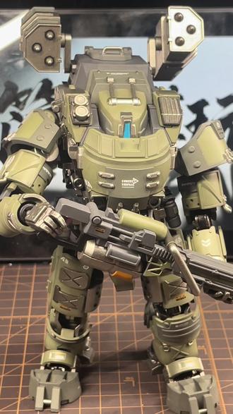 JOYTOY暗源天启系列-暴风初飓,不吹牛13,绝对是最强预制菜!#模型 #模玩 #高达模型 #胶佬 #拼装模型