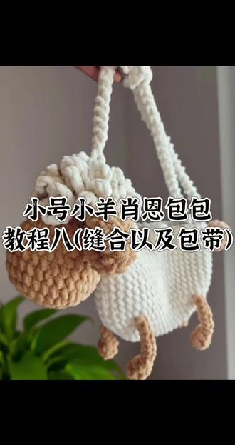 小号小羊肖恩#新手入门编织教程 #钩织创意小物件 #钩织的情绪价值 #超详细编织教程