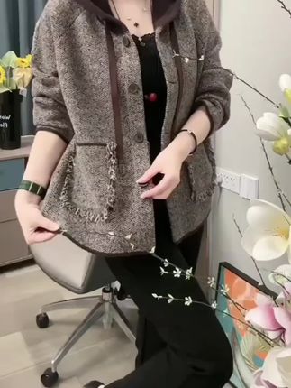 #连帽外套 #时尚妈妈装 #秋冬穿搭 #高级感穿搭 #秋季上新