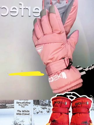 滑雪手套#加绒保暖手套 #触屏保暖手套 #加绒保暖手套 #滑雪手套