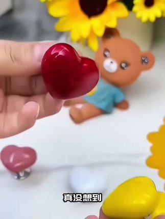 可爱多功能爱心马桶按压器卫生间马桶水箱按钮器简约