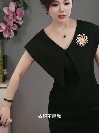 WANGXO【赫本裙】复古连衣裙 230735S-1#热门 #热门音乐🔥 #热门短剧推荐