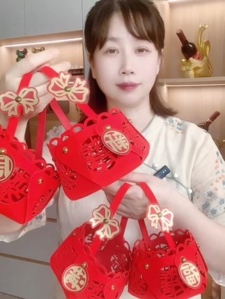 #乔迁之喜手提篮 #乔迁干果篮 #乔迁用品 乔迁之喜手提篮装饰新居礼物搬新家颜色入伙客厅仪式布置用品摆件#乔迁布置 #手提篮装饰