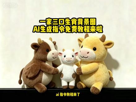 你们要的一家三口生肖图ai生成指令教程来了 一家三口ai生成指令 #一家三口 一家三口生肖玩偶指令 一家三口生肖背景图ai指令 十二生肖背景图一家三口 豆包ai一家三口指令 #一家三口生肖图 #一家三口生肖玩偶 #剪映 #剪映图片设计 一家四口ai生成指令