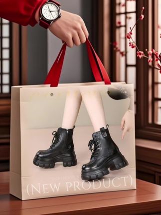 英伦风高跟短靴 #高跟短靴 #气质穿搭 #软底软面穿上超舒服 #轻奢女鞋 #秋冬新款