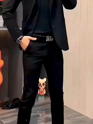 #男士休闲裤 #男士小脚裤 #男生穿搭 #商务休闲裤男 #显瘦穿搭