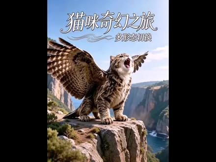 可爱猫咪多种形态随意切换~#萌宠趣味视频 #萌宠搞笑 #宠物成精啦 #猫咪日常 #ai搞笑视频